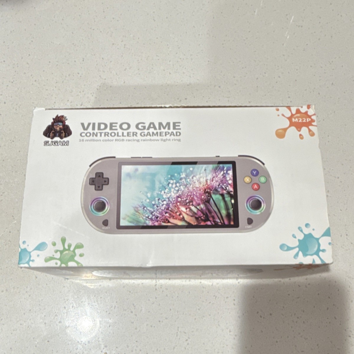 SJGAM M22P Handheld System Gamepad Gray HDMI 16 Million Color RGB