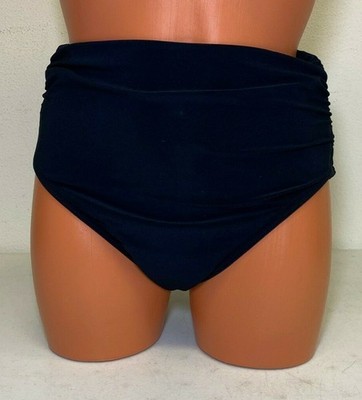 Magicsuit Womens Solid Jersey Bikini Bottom Black Size 8 -