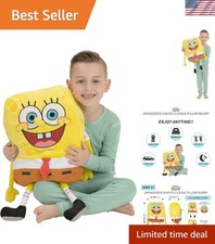 Fun 25" SpongeBob Cuddle Pillow - Perfect for Playtime Adventures Sleep