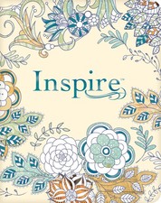 Tyndale NLT Inspire Bible (Softcover, Aquamarine): Journaling Bible with Ove...