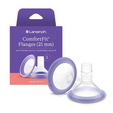 ComfortFit Breast Pump Flanges Size 21mm 2 Count