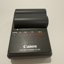 Canon CG-580 Battery Charger  Canon Li-ion Battery Pack  Genuine OEM  Tested