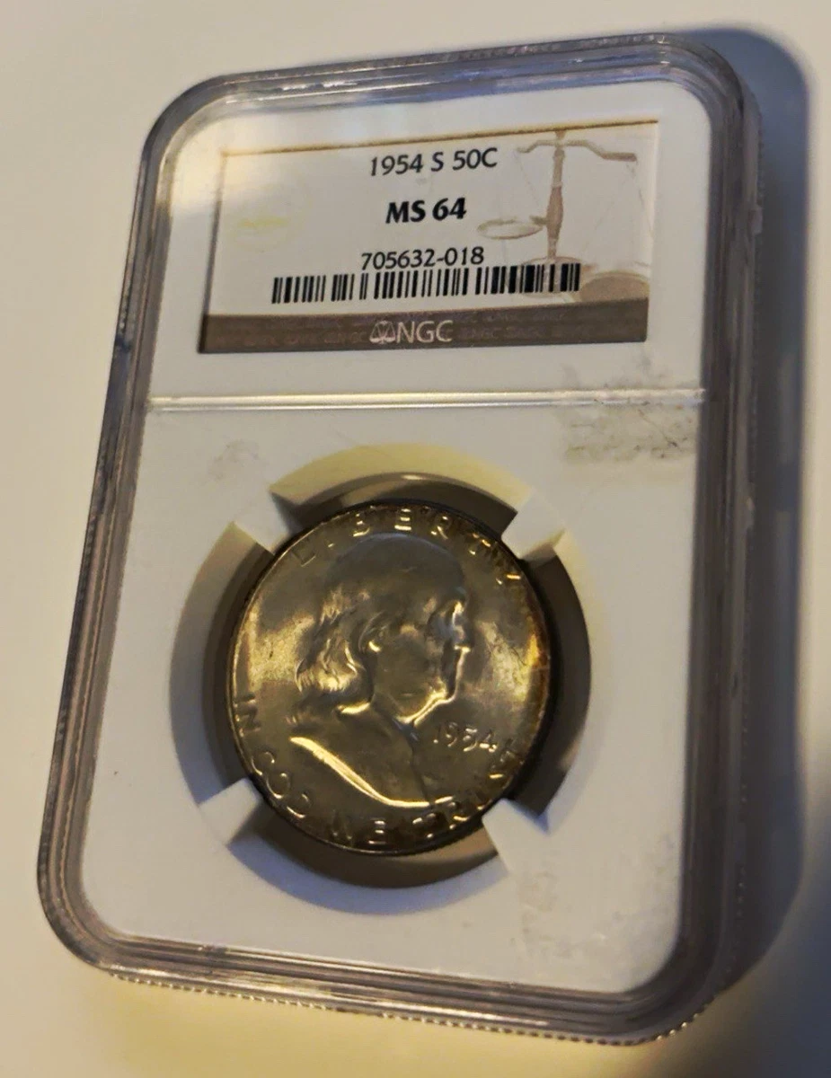 25+ NGC Certified Franklin Half Dollars 1948-1963 for sale