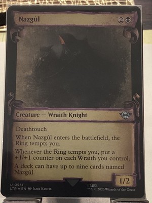 Nazgul (0551) (Showcase Scrolls) Universes Beyond: the Lord of the Rings: Tales