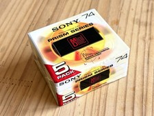 Sony MDW-74H Prism Series Lot 5 MiniDisc 74 Min Recordable New