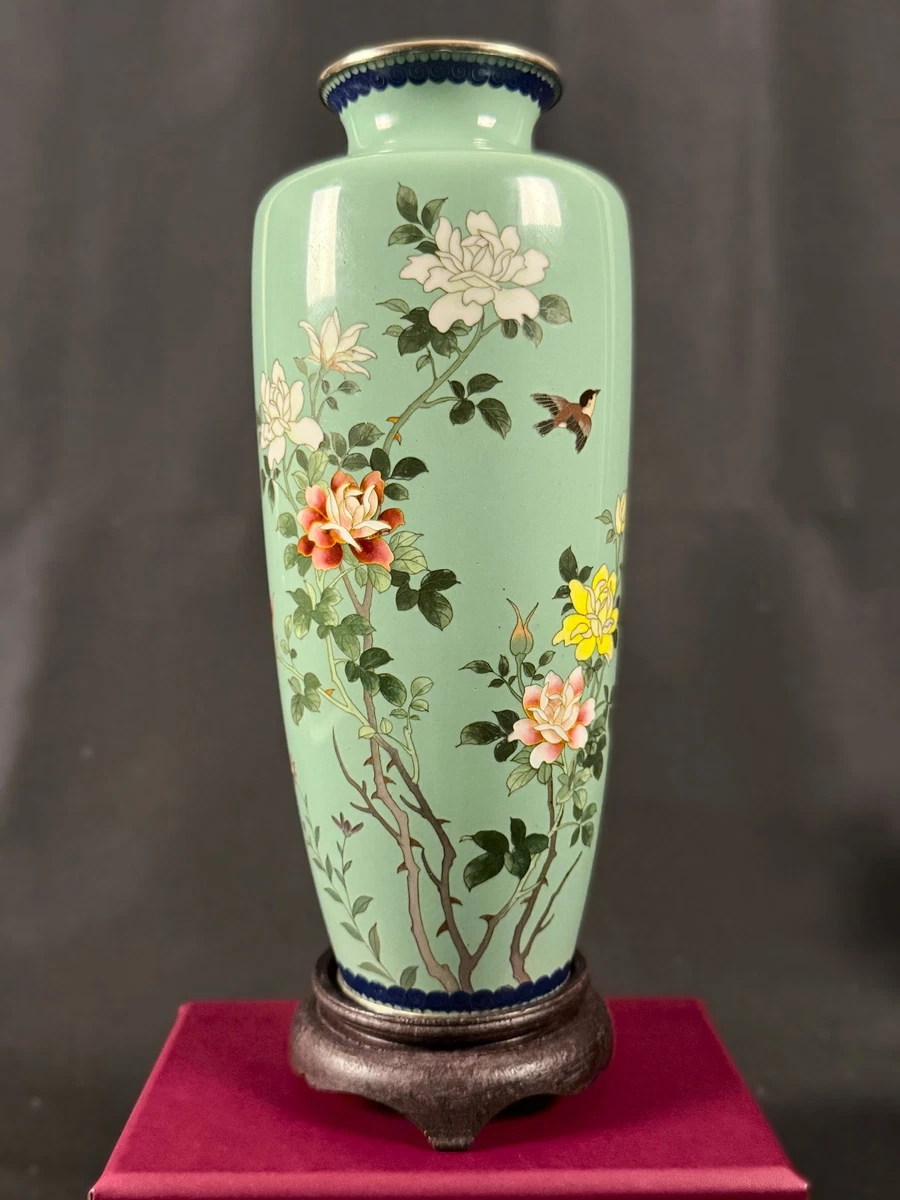 景泰蓝古董原始1900-1940 年日本花瓶| eBay