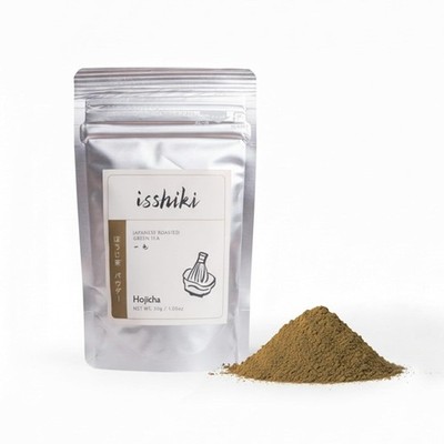 Isshiki Matcha Hojicha Powder   Low Caffeine Roasted Green Tea from Uji, Japan  