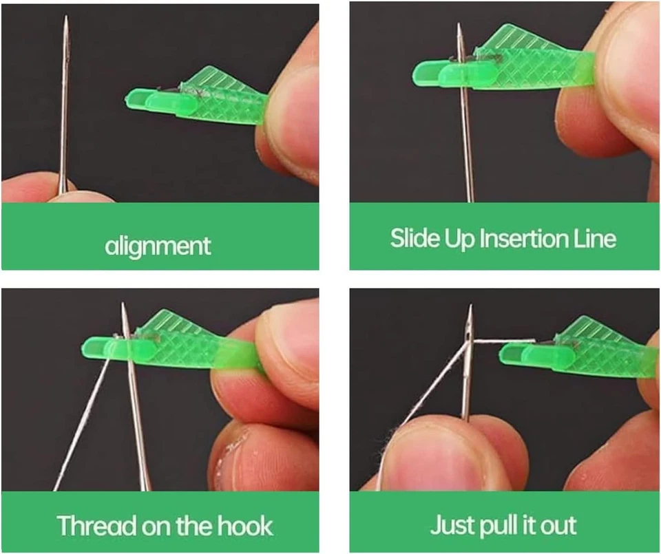 10-Pack Fish Mouth Sewing Machine Needle Threader - Image 3 of 4