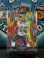 2025 Panini Select - Premier Level Tahj Brooks #158 Copper Shock Prizm /899 (RC)