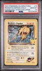 PSA 10 GEM MT 2021 POKEMON CELEBRATIONS ROCKET'S ZAPDOS-HOLO #15 CLASS.COLL-GYM