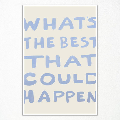 Daily Reminder Positive Canvas Wall Art, Positive Affirmations Wall Decor, What'