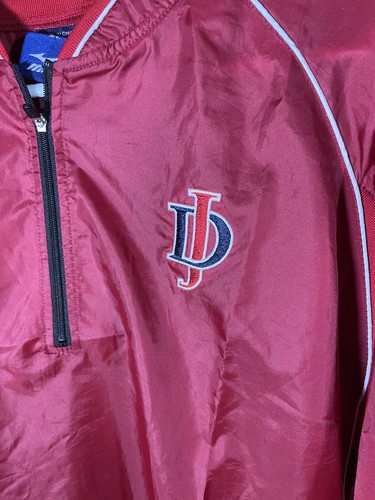 Mizuno Men's 1/4 Zip Pullover Windbreaker Shirt Jacket Short Sleeve Red Sz XL. - Picture 2 of 9