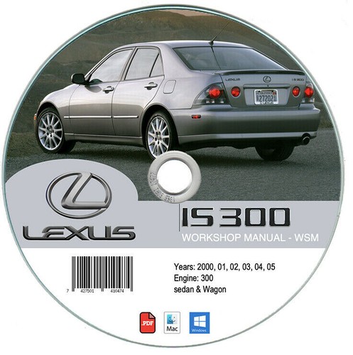 Lexus Is300 (2000-2005)  manuale officina workshop manual - Foto 1 di 3