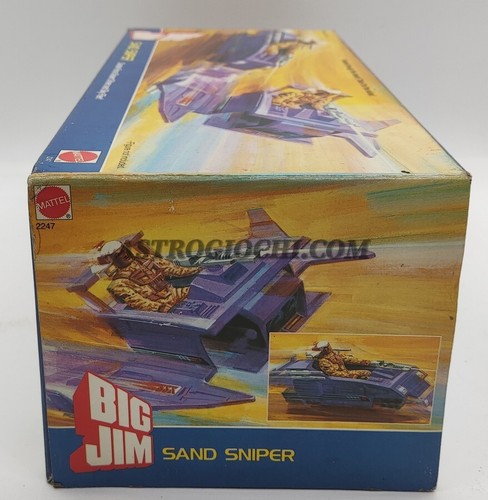 BIG JIM MATTEL SAND SNIPER 2247 PREDATORE DELLE DUNE VINTAGE 1986 NEW IN BOX - Picture 10 of 11