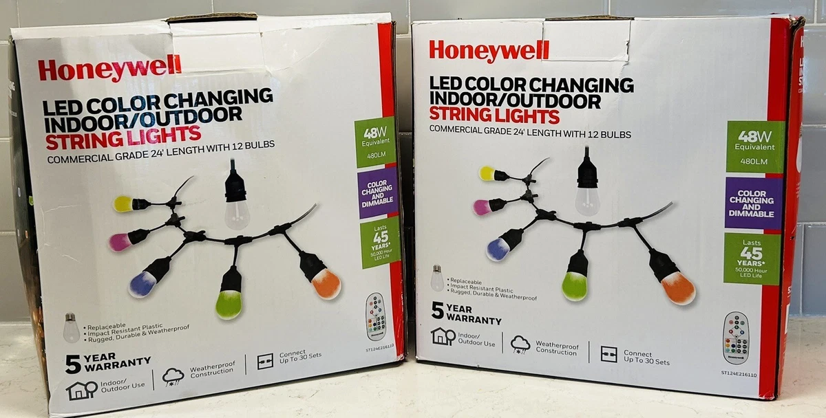 Honeywell led color 2024 changing string lights
