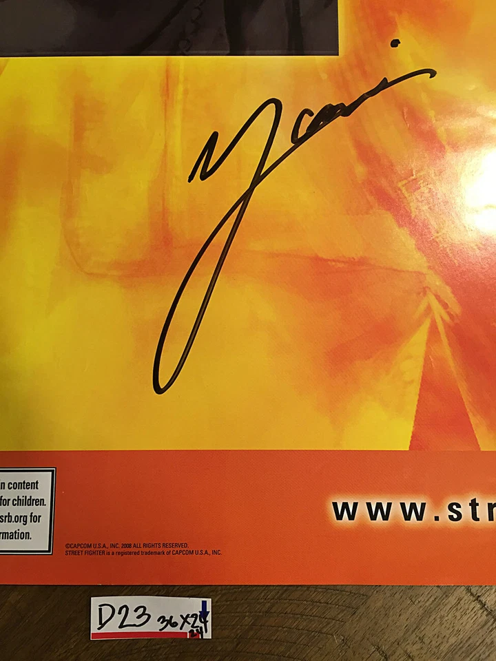 Street Fighter IV 24×36 Original Video Game Poster SIGNED by Yoshinori Ono [D23] - Image 2 of 4