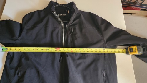 Calvin Klein Mens stretch soft shell jacket w Sherpa lining XXLarge Black - Picture 2 of 3