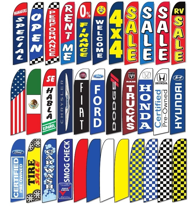 Kit de bandera alta Swooper Feather Flutter | postes, espiga, bandera | 15' montado Foto 3 de 4