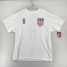 US Men's T Shirt Size XLNational Soccer Team #8 McKennie NikeWhite