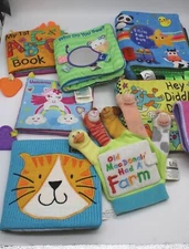 Baby Children's Activity Busy Book Soft Plush Cloth - INDIVIDUAL BOOK CHOICE