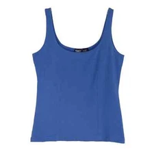 WORTH Blue Scoop Neck Tank Women’s Small #QOF9G