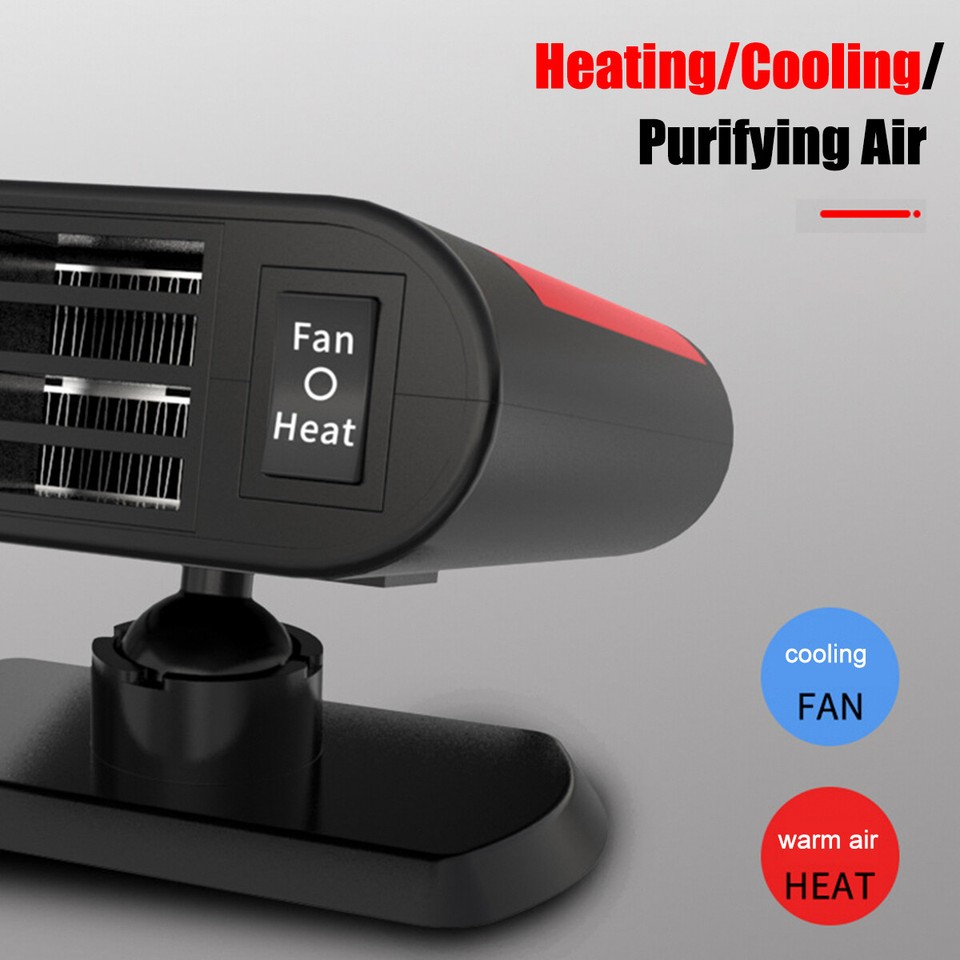 12V Car Heater Demister Defroster 150W Electric Heater Heating Fan Auto