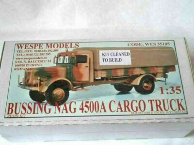 BUSSING NAG 4500A CARGO Wespe Models 1:35 SCALE - resin kit 35105