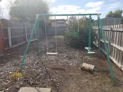 Swing Set 3 Swings Roman Rings Toys Outdoor Gumtree