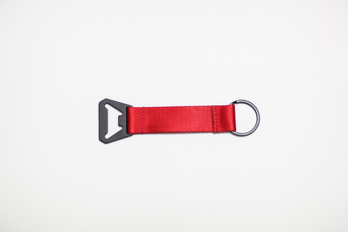 Supreme Red Webbing Bottle Opener Keychain FW21 | eBay