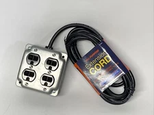 Legacy Manufacturing All-Purpose  4 Outlet Extension Cord 14GA 10Ft 15A New