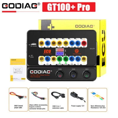 Godiag GT100+ GT100 Pro OBDII Breakout Box ECU Bench Connector - Photo 1/4