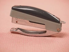Vintage Swingline US Made Small Handheld #99 Plier Stapler Two Tone Gray