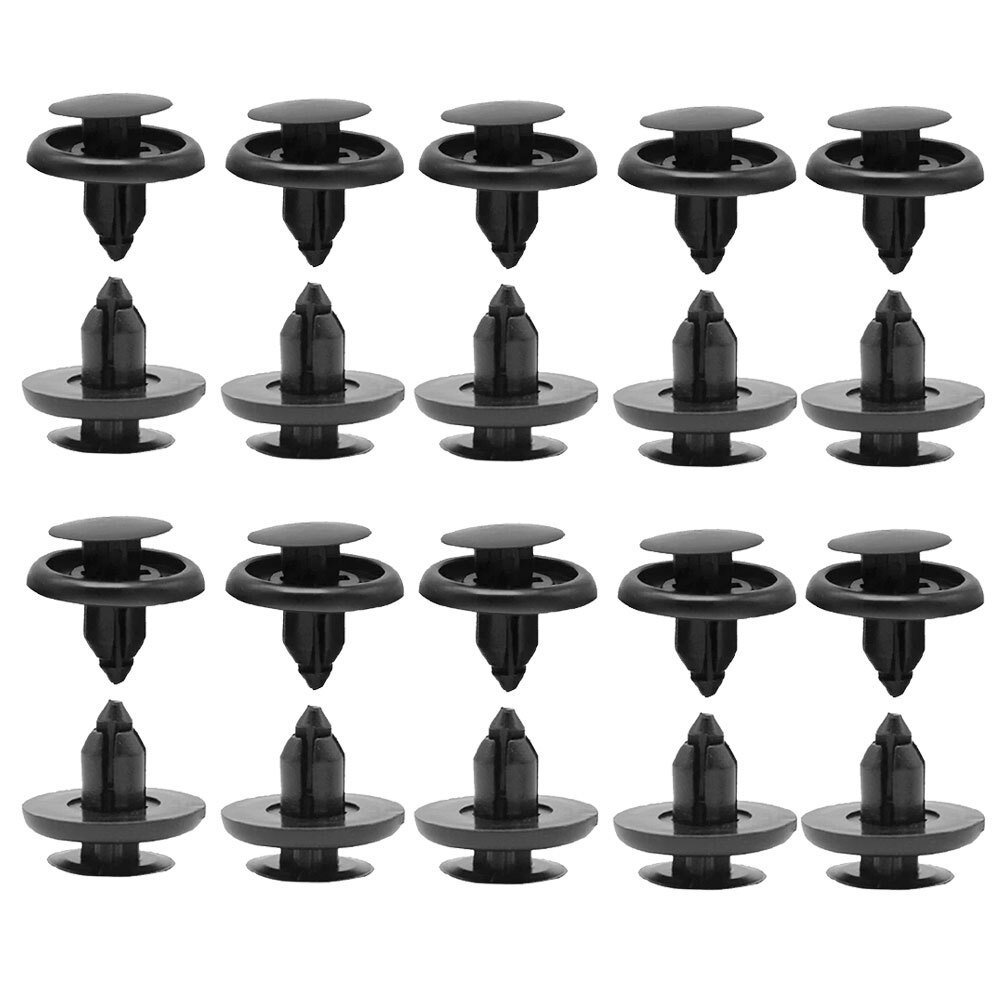 50X Car Fastener Clips Plastic Push Pin Retainer Rivet Door Trim Panel Tool LU E - Foto 9