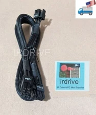 New EVGA SuperNOVA PCIe 8Pin To Dual 8Pin (6+2) Modular PCIE PC Power Mod Cable