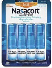 Nasacort Allergy 24-Hour Spray Allergy 120 X 4  480 expdate 2027