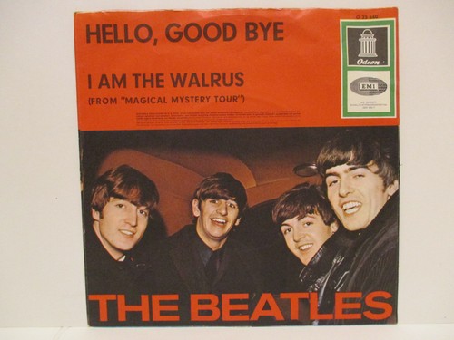 THE BEATLES 7" : HELLO, GOOD BYE / I AM THE WALRUS = 12/1967 mint- - Bild 2 von 6