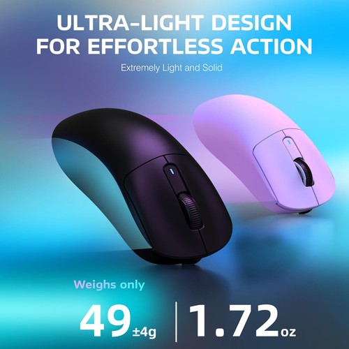 Mouse da gioco leggero wireless 26000 DPI 3 modalità con mouse antiscivolo per PC - Foto 11 di 70