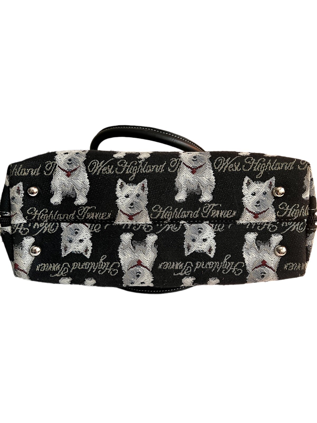 Borsa shopper traforata con logo