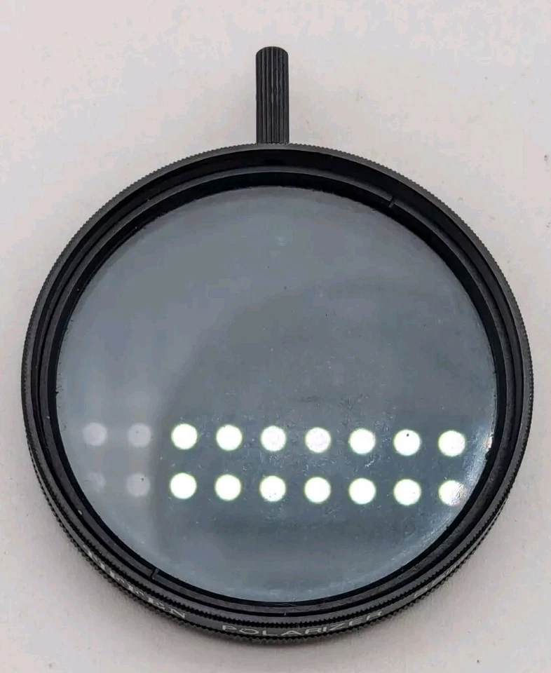 Vintage Genuine Tiffen Circular Polarizer 55mm DSLR SLR Japan OEM VGC - Image 3 of 4