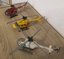 Vier Super Hubschrauber von Polizei , Feuerwehr , ADAC  ,  Luftrettung  !!!!!!