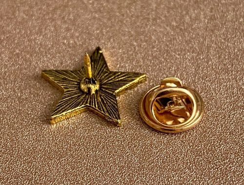 Unión Soviética Rusia Estrella Roja Martillo Hoz Comunista Segunda Guerra Mundial Prendedor Insignia PUBLICACIÓN GRATUITA DEL REINO UNIDO - Imagen 3 de 8