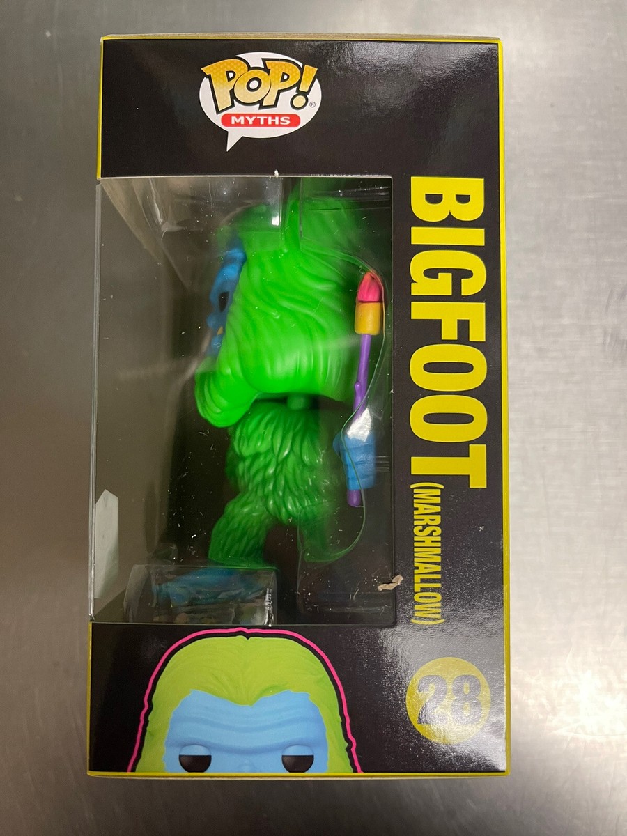 Bigfoot Blacklight Funko Pop HQ Exclusive Seahawks Myths #28