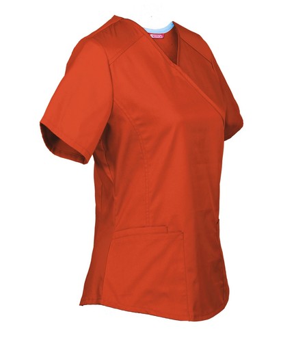 Custom Embroidered Women's Scrub top Personalised with your Text Workwear  - Picture 59 of 73