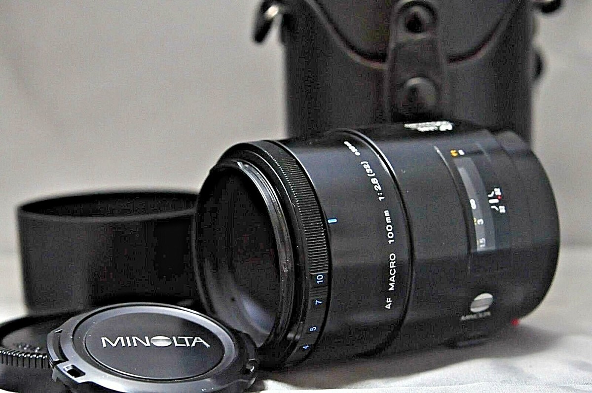 Minolta AF 100mm f/2.8 Macro Lens – Sony Alpha A-Mount – Excellent