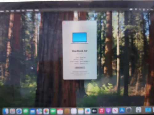 Apple MacBook Air 2020 M1 Chip 13" Laptop 8GB 256GB SSD - Silver, Bat Health 91% - Afbeelding 7 van 19