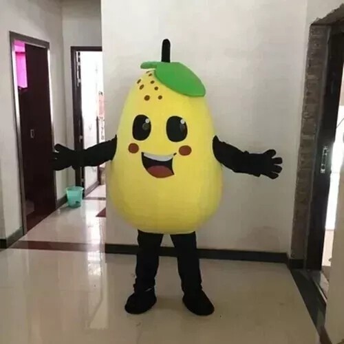 pear Mascot Costume Halloween Cartoon Apparel Cosplay Costumes - Picture 1 of 4