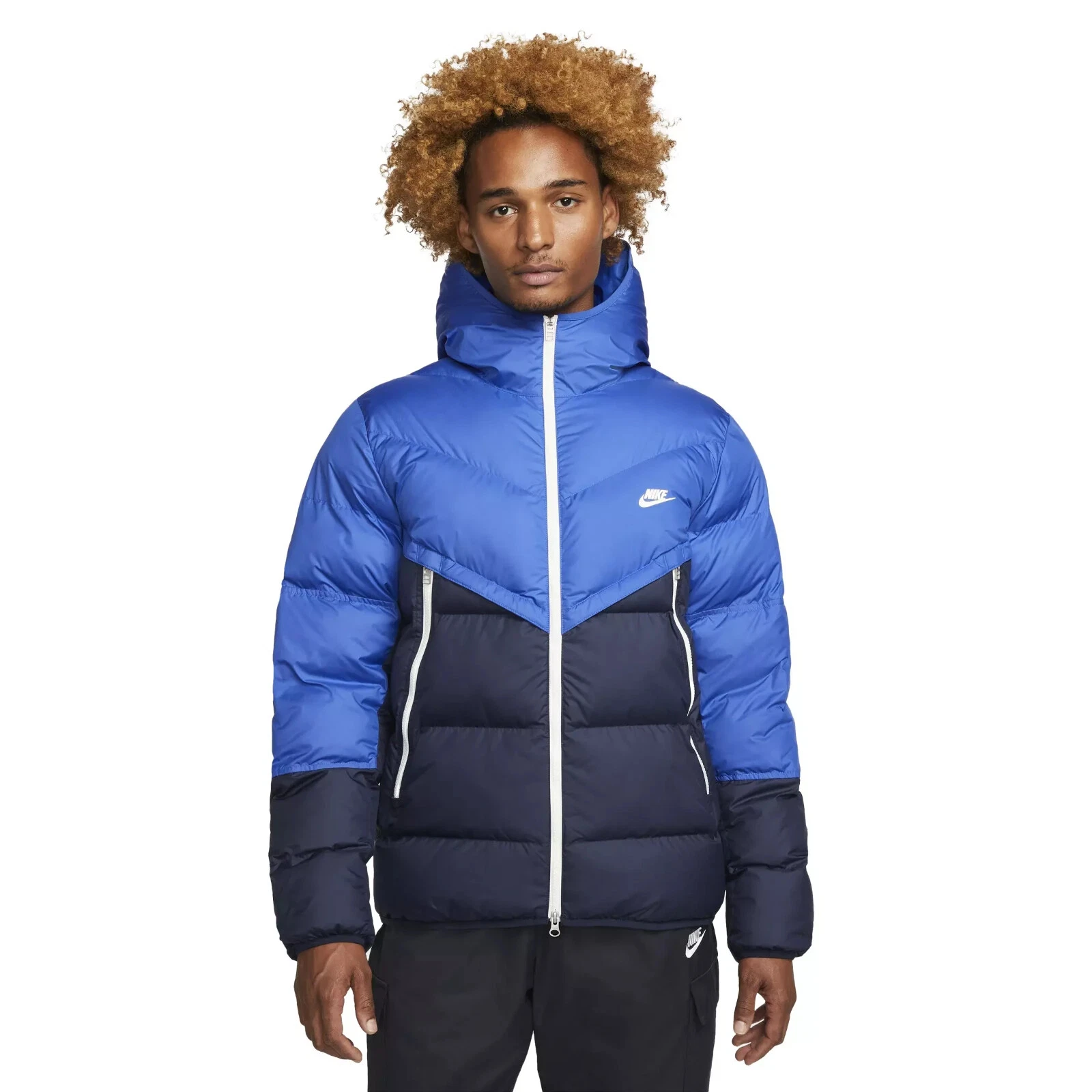 Nike Men's Storm-FIT Primaloft Windrunner Puffer Jacket Coat Blue Navy Sz XL NEW