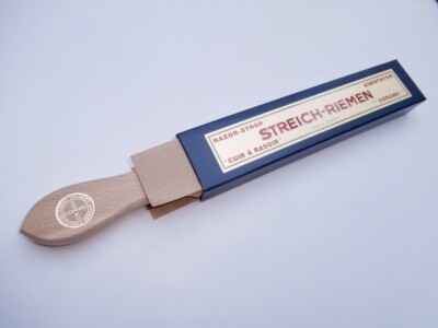 DORKO Rasiermesser Razor Strop Slate, Schieferstein Stossriemen M.i. Germany !