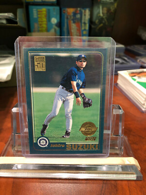 2001 Topps Baseball Complete Set - 790 Cards Including Ichiro Suzuki Rookie Card