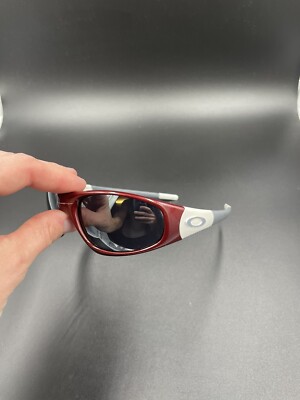 Oakley Straight Jacket Gen 1 Blood/Pearl w/ Gold Iridium Lenses | eBay
